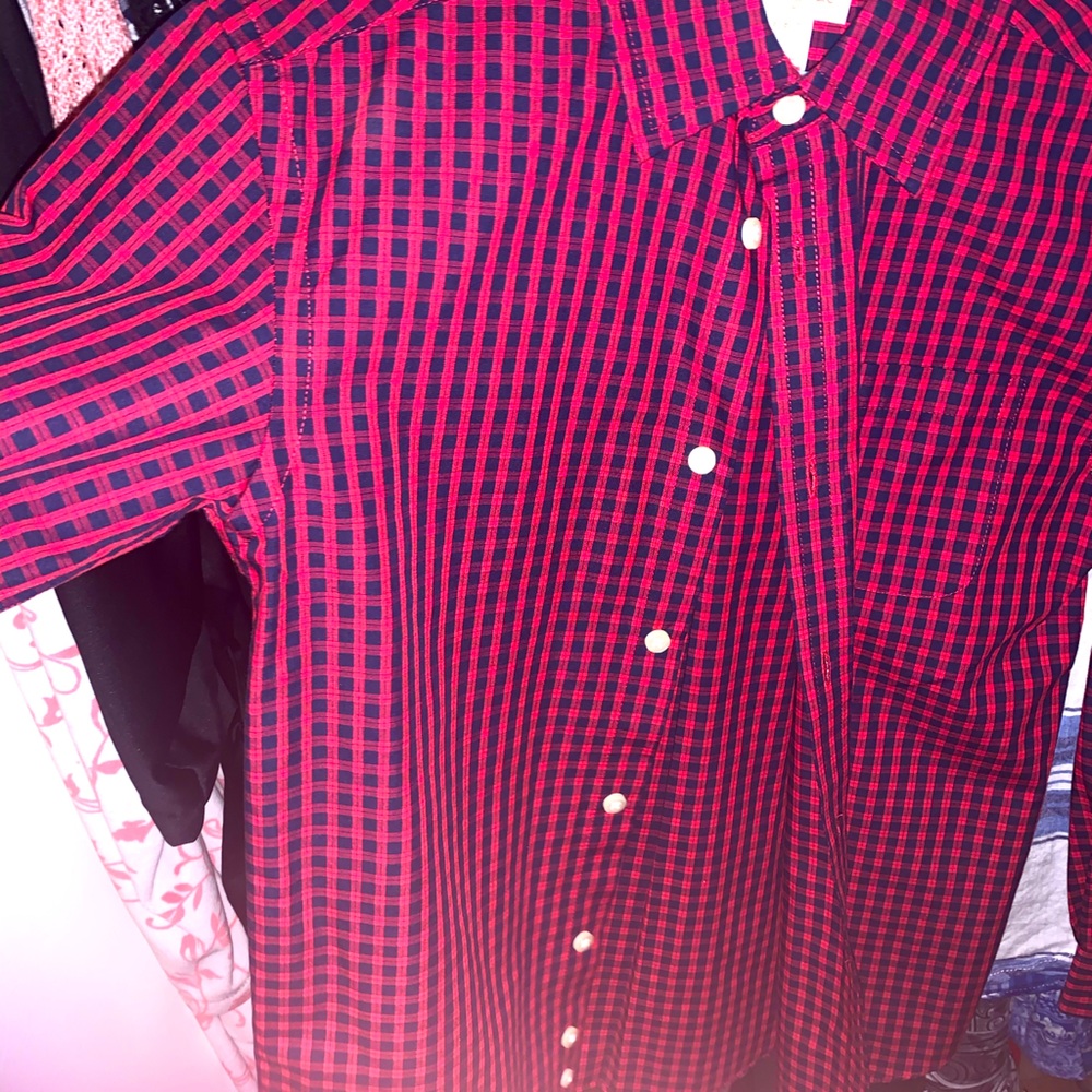 Brand new Kids Cat & Jack blue & red polo